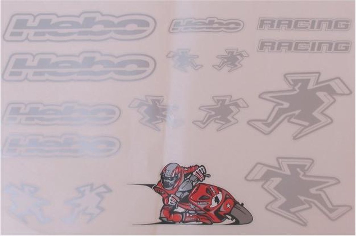 Stickerset Hebo moto HM1231