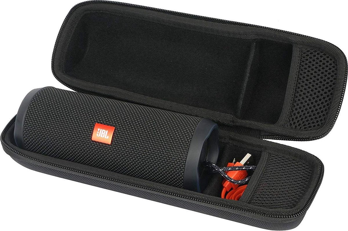 JBL Flip 3 & 4 Beschermhoes - Case voor de Speaker - Hoes Zwart