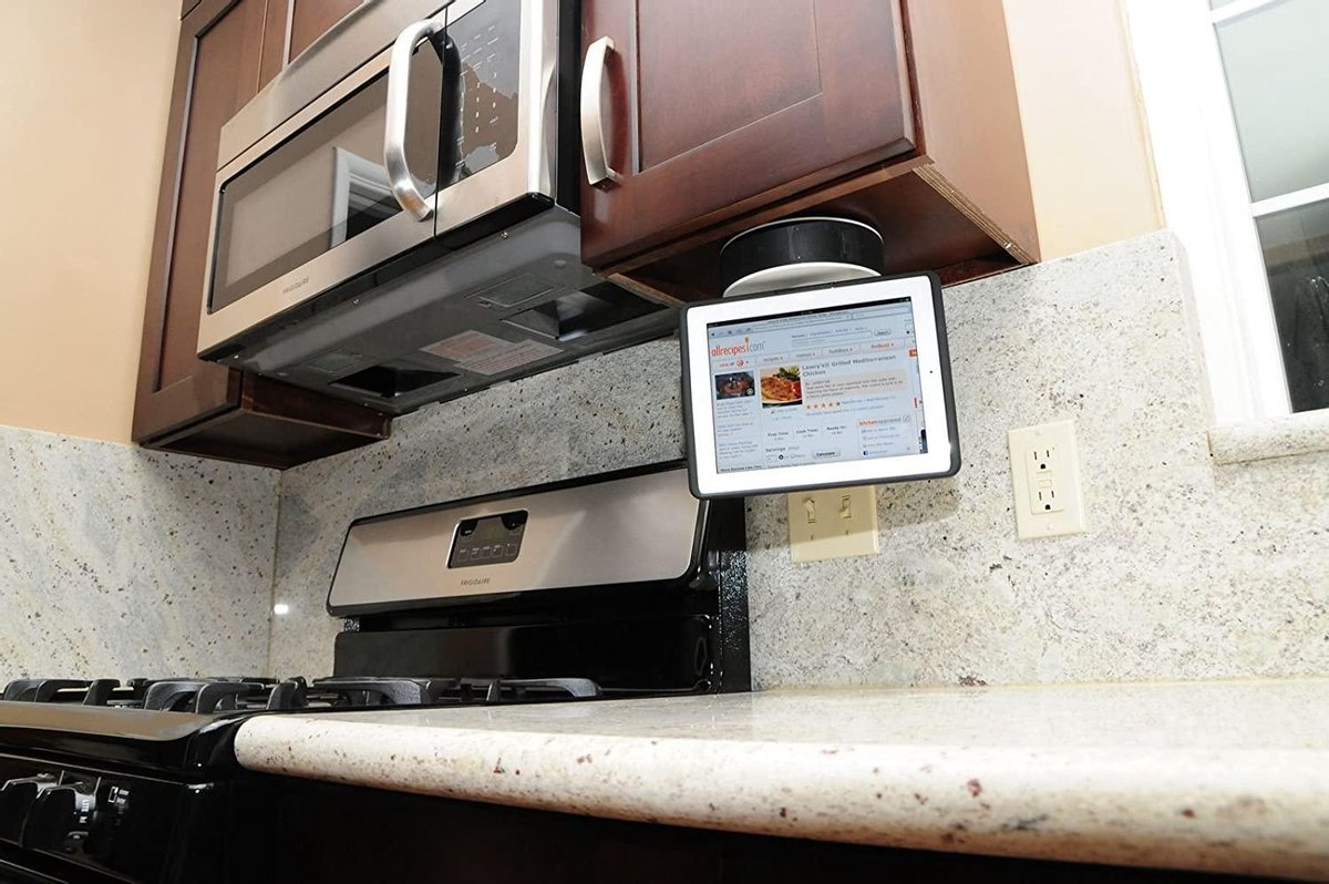 InCarBite Keuken/Bureau docking station met geïntegreerde speaker + GRATIS iPad 2gen case