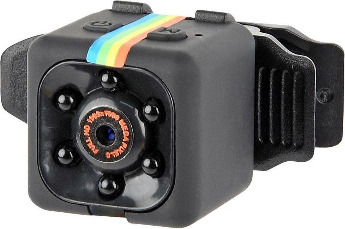 Maxxter Bodycam FULL HD - Spycam - Dashcam - mini camera - 1080P - Zwart Met Clip
