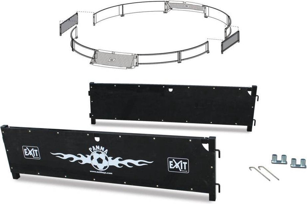 EXIT pannaveld uitbreidingsset 153cm (2 boarding elementen)