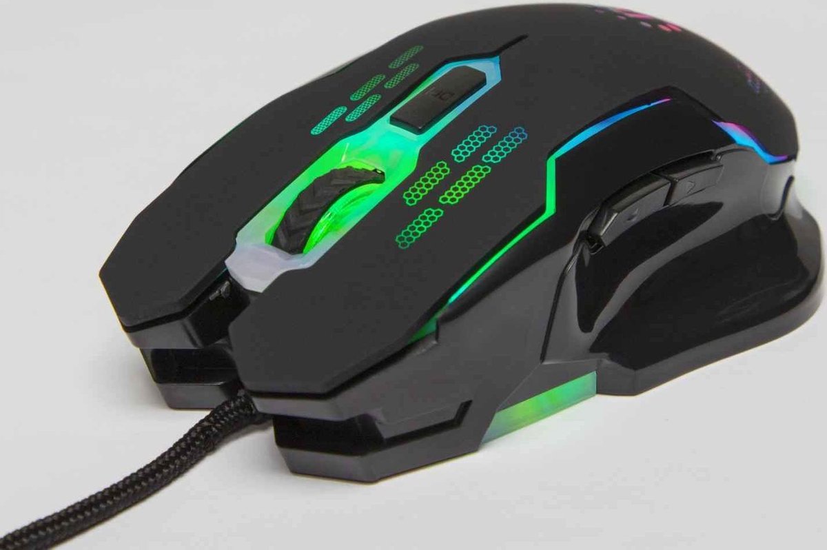 Manhattan 179164 muis Ambidextrous USB Type-A Optisch 2400 DPI