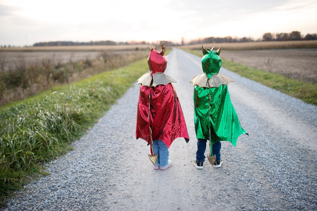 Great Pretenders Dragon Cape Red / 3-4 years