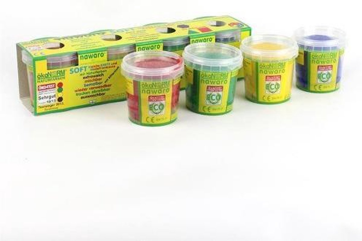 Boetseerklei - 4 kleuren