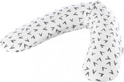 Theraline Original voedingskussen met hoes hooks black & white