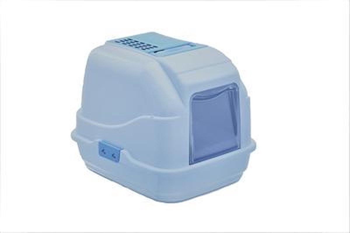 Imac kattenbak easy cat blauw - 50x40x40 cm - 1 stuks