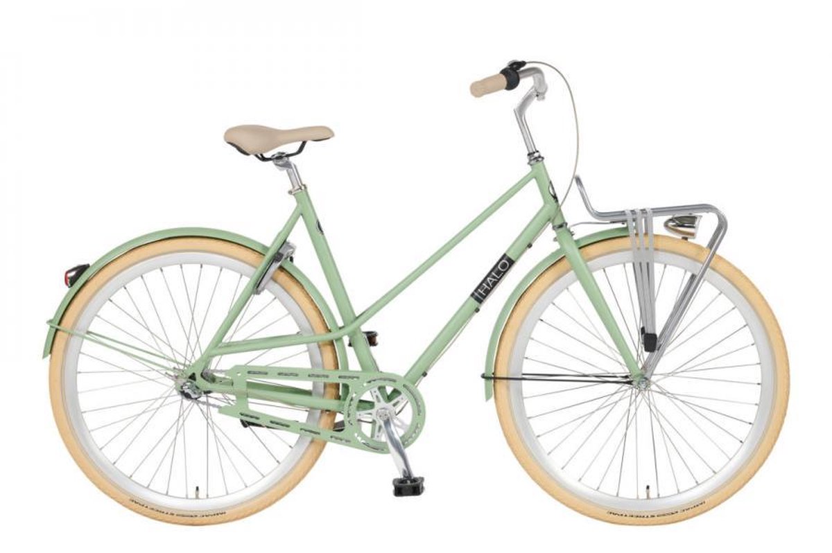 BSP Gaev Fiets NR3 - Dames - 28 inch - 58cm - Retro Groen Mat - Stadsfiets