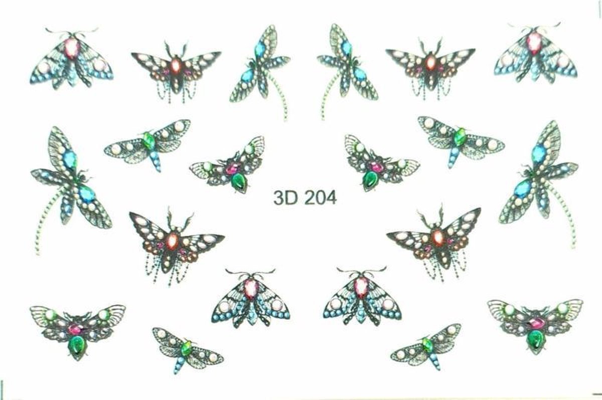 3D Waterdecal - 3D 204