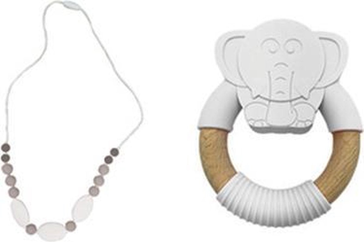 Edushape Vrolijk Tandvlees Set (Ketting + Bijtring)