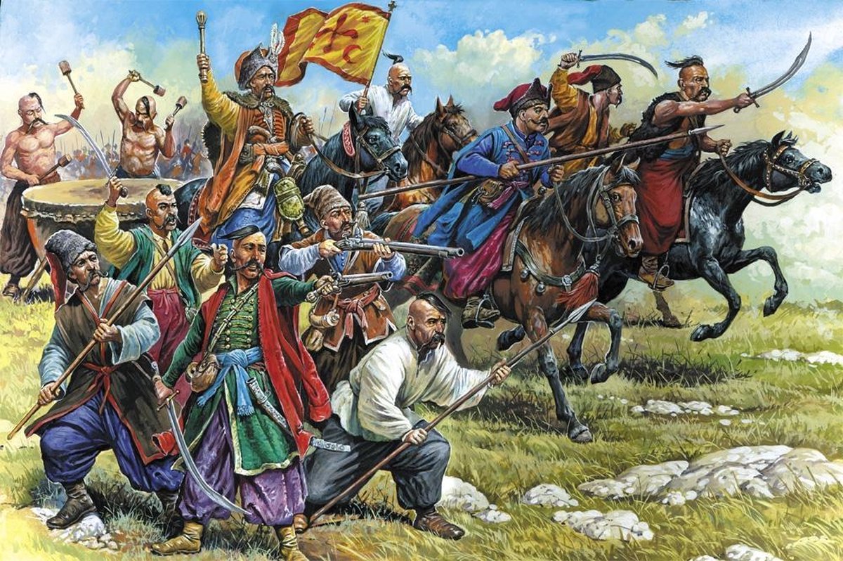 Zvezda - 1/72 Cossacks Xvii Century (Rr) (8/21) * - ZVE8064 - modelbouwsets