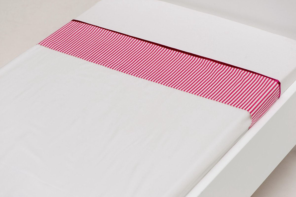 Briljant Baby Jenny - Katoen - Kinderlaken - Ledikant - 100x150 cm - Fuchsia