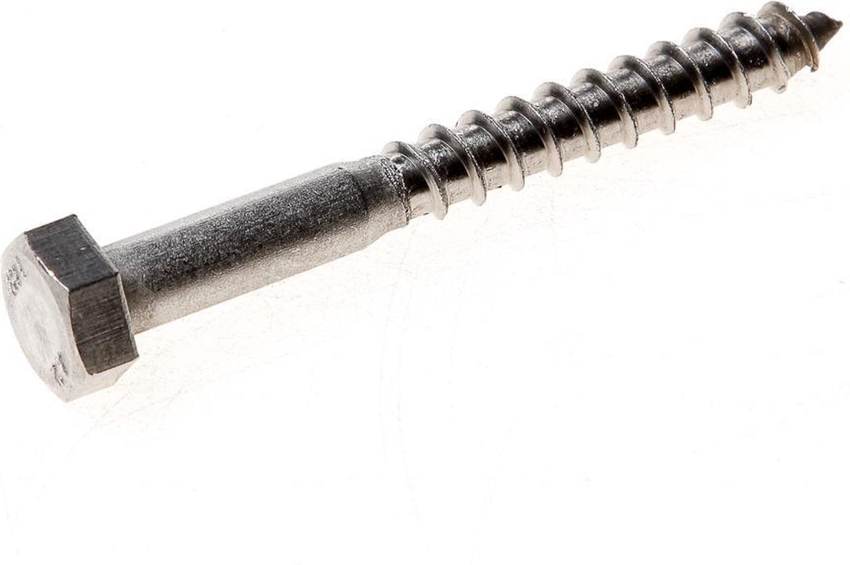 Kelfort Houtdraadbout RVS A2 6 x 25mm