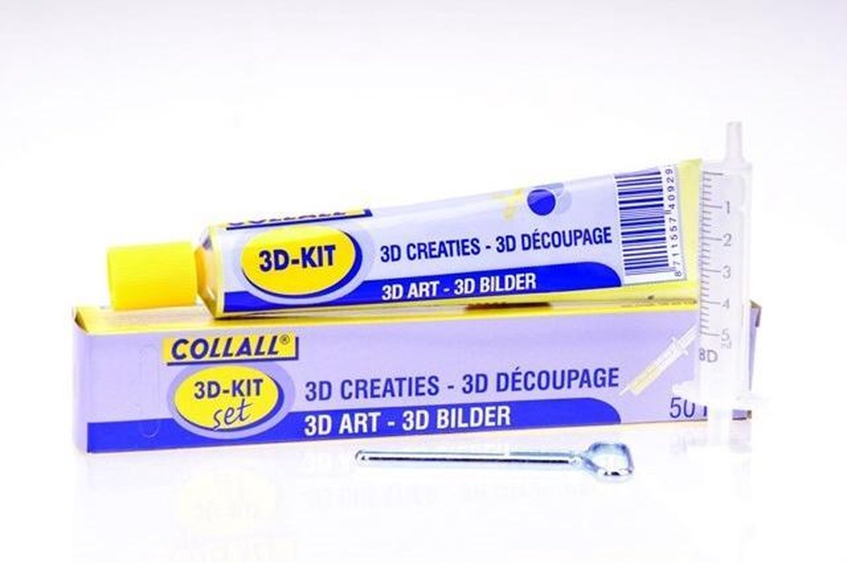 2 losse tubes Collall 3D kit  80 Milliliter