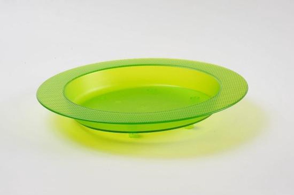 Bord met Schuine Bodem Groen