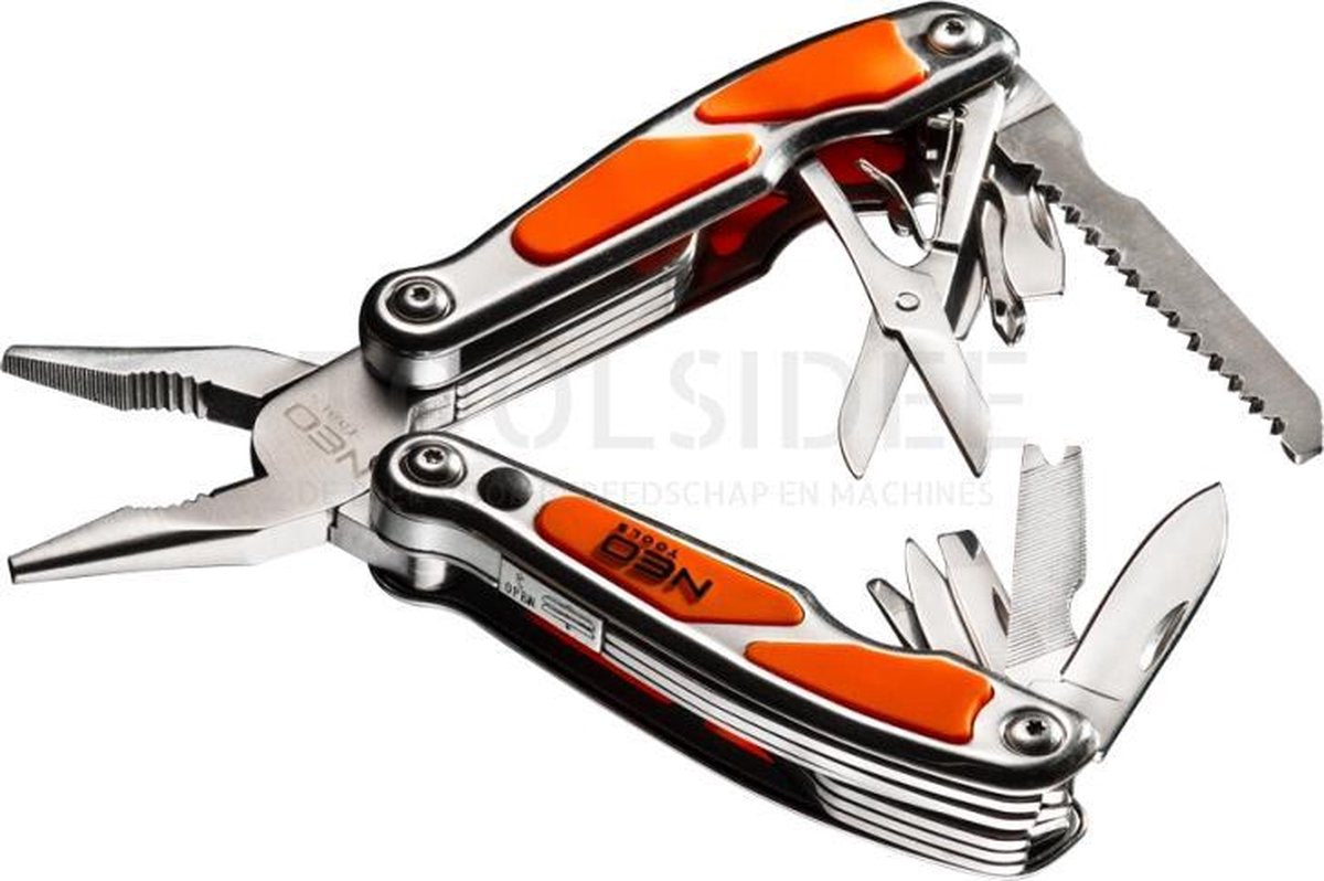 NEO Professional Survival Multitool Zakmes 12 functies en LED lamp