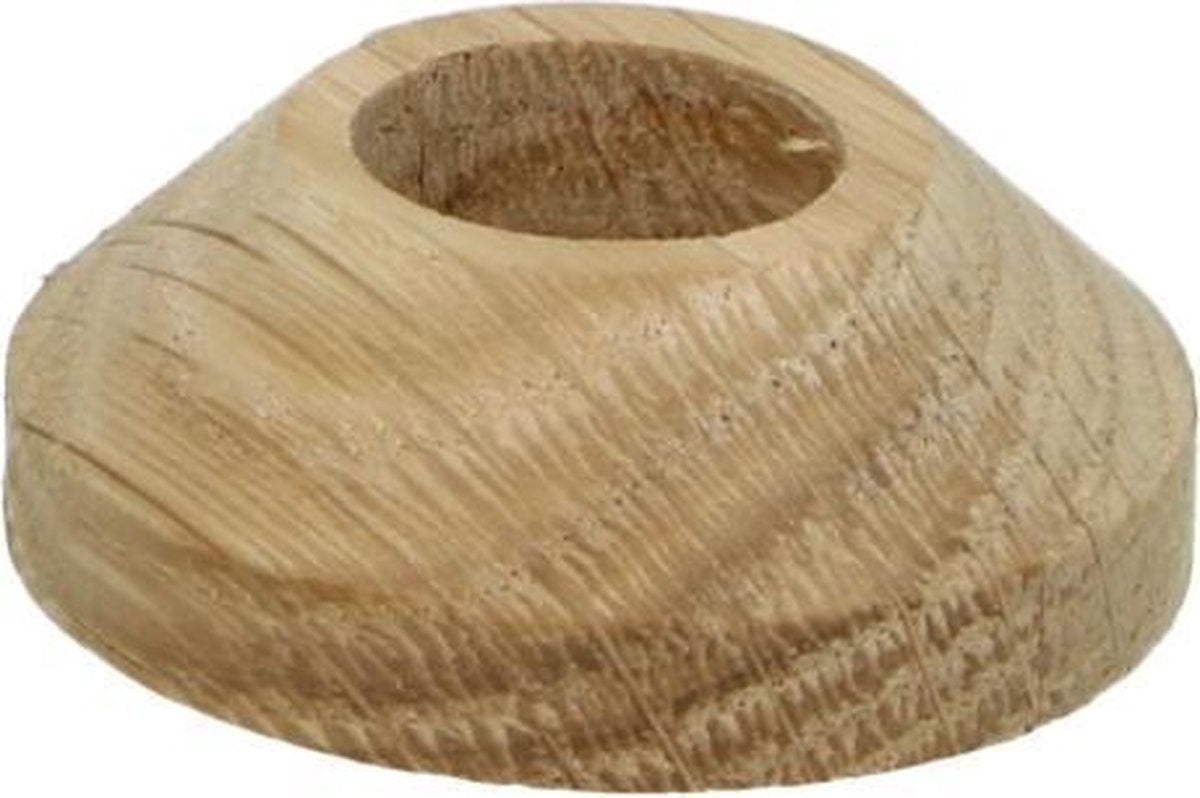 Rozet Ø 22 mm eiken wit geolied