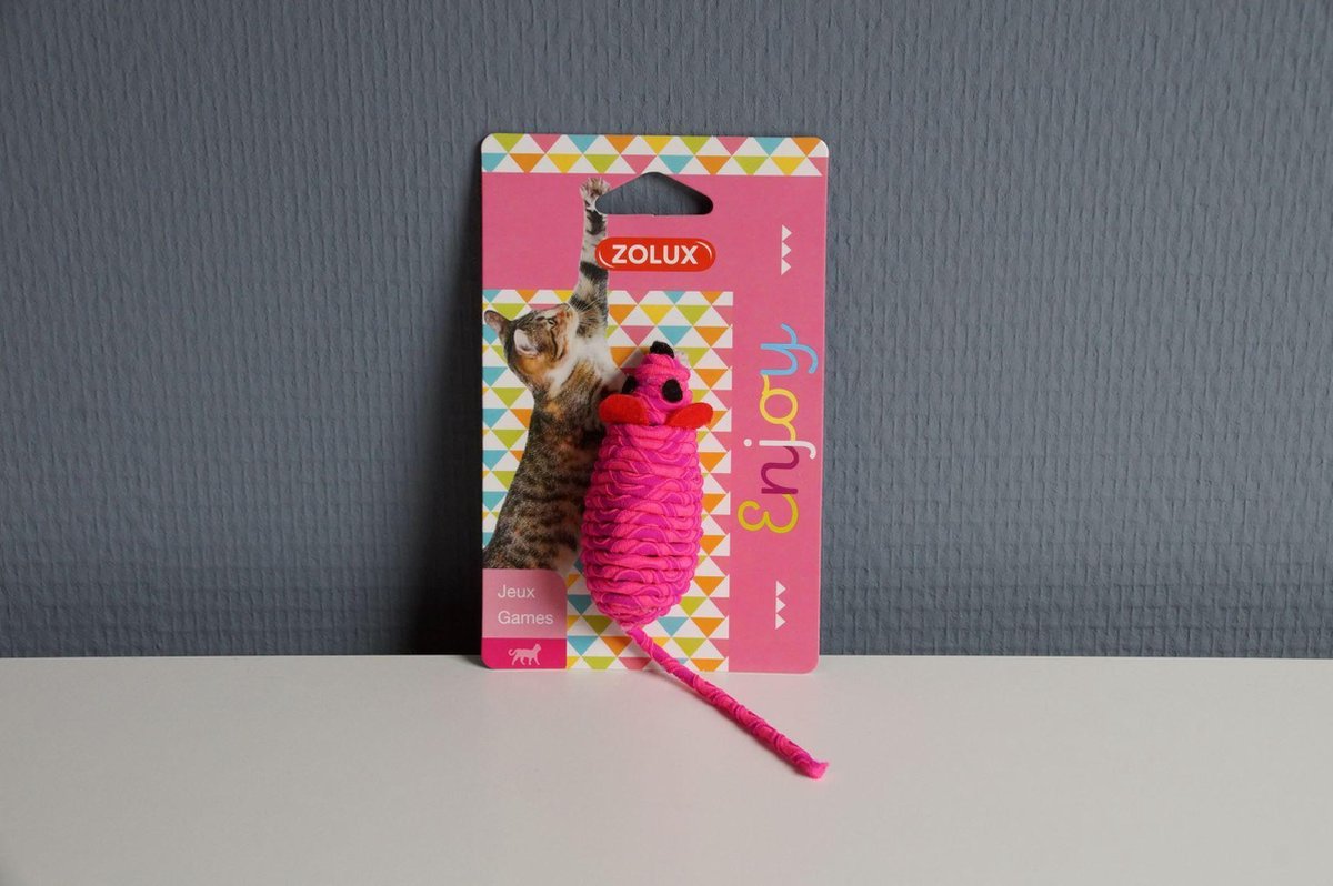 Elastic Mouse roze - 3 stuks
