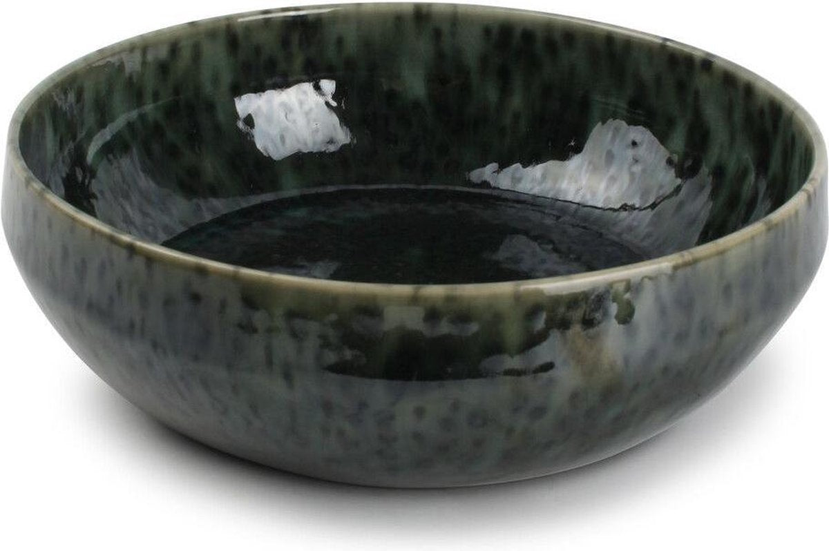 Salt&Pepper Serveerschaal 26xH8cm groen Primal set/4