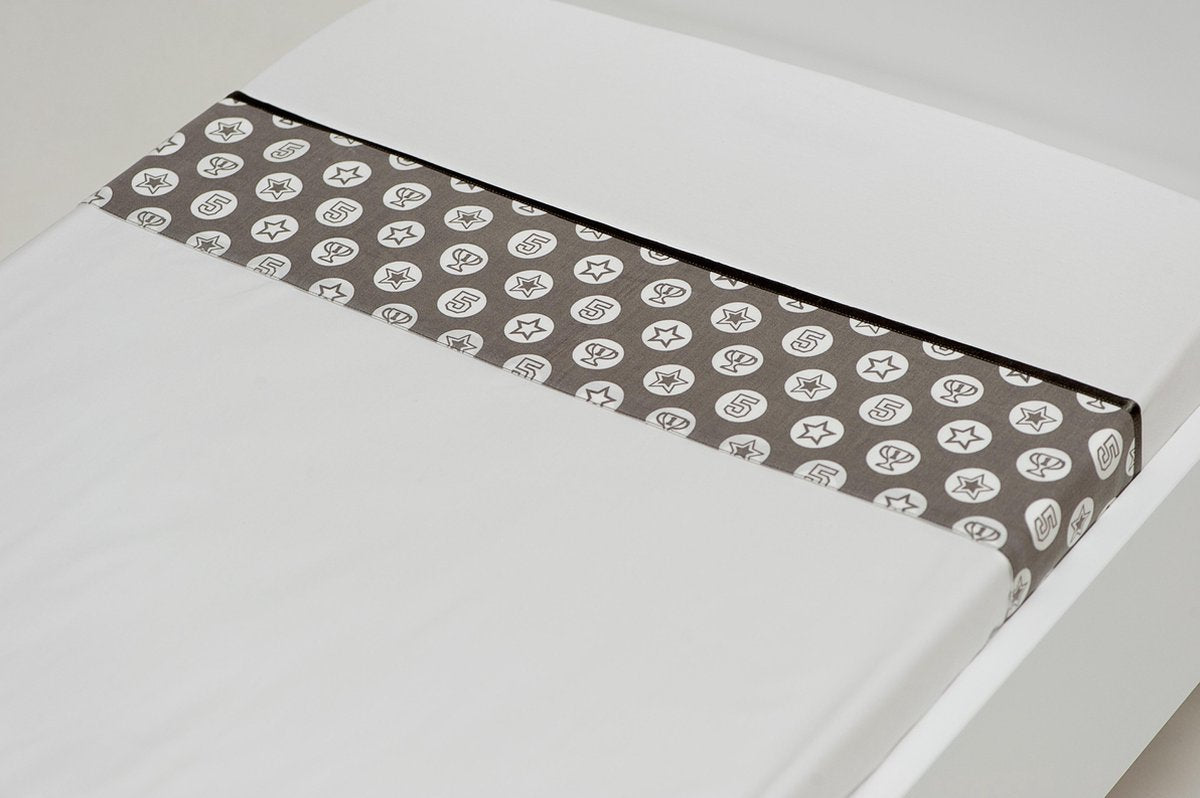 Freddy laken - Grey - Wiegje (75x100 cm)