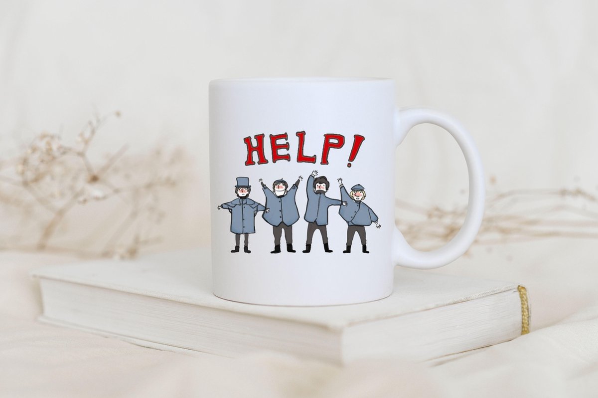 The Beatles help Mok Customized Mok Mok Cadeau Gift for Friends Wit Mok