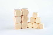 Houten Kubussen 50 mm - Set van 6