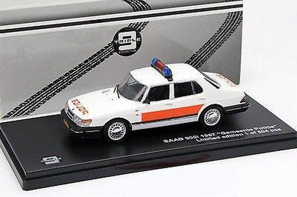 Saab 900i 'Gemeente Politie' 1987 - 1:43 - Triple 9 Collection