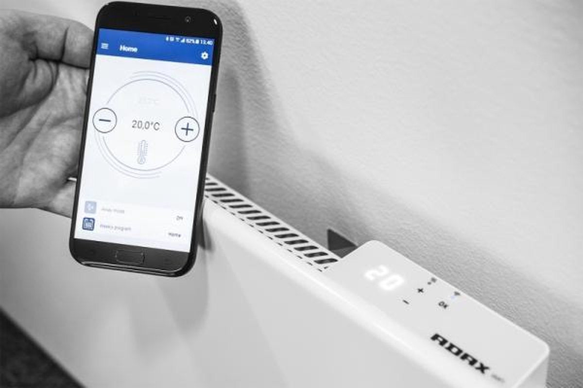 Adax Neo paneelverwarming 800 Watt - wit met Wifi