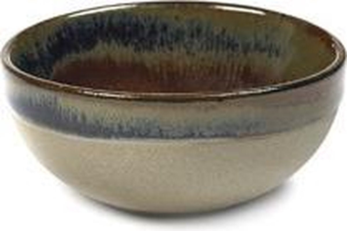 Serax Surface by Sergio Herman Kom - Small - Ø9cm x H4cm - Grijs en Indi Grey - 4 stuks