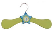 Baby kleerhanger groen blauw jongen 2x