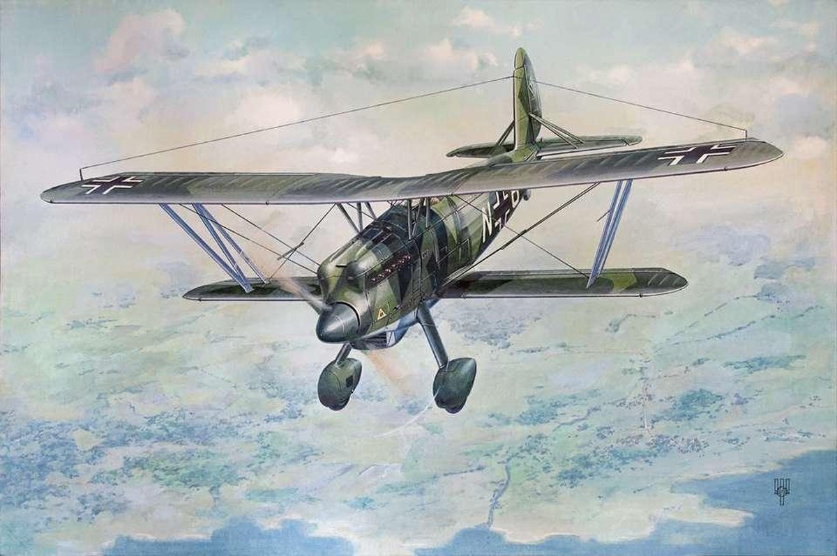 1:48 Roden 454 Arado Ar 68F Plastic kit