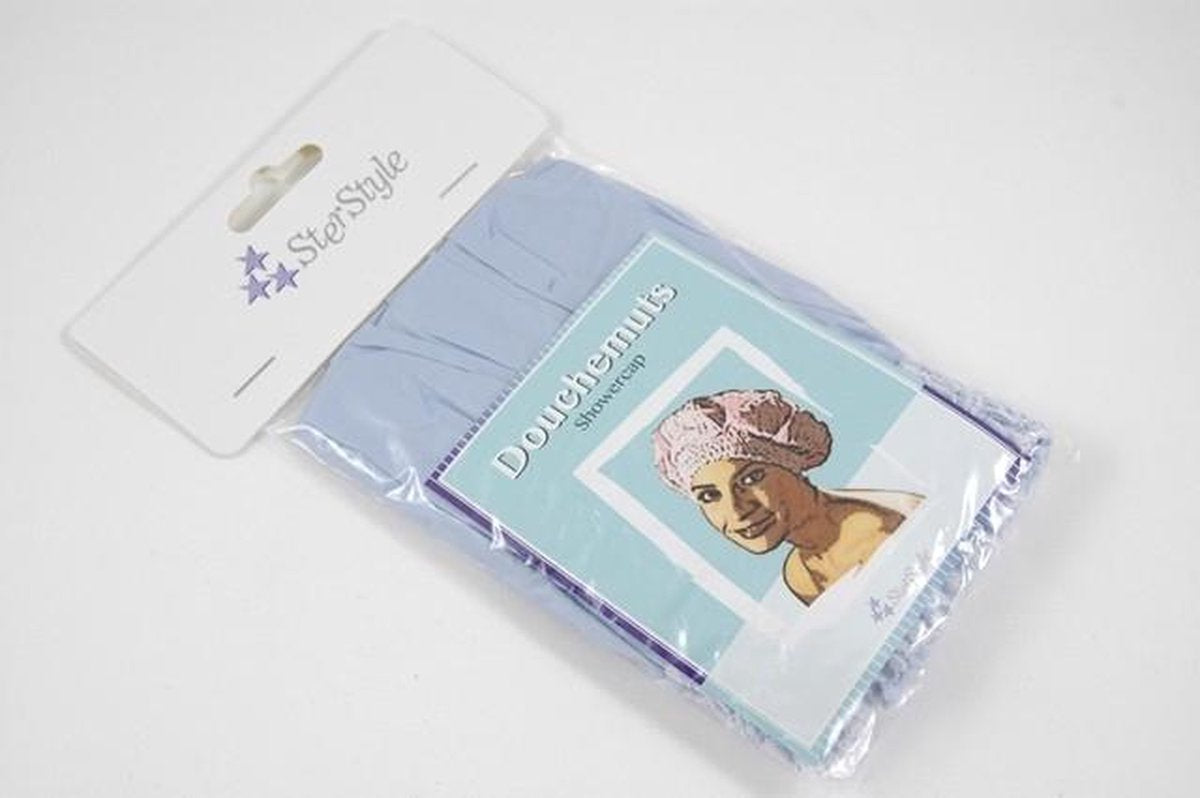 Ster Style Shower Cap With Lace Trim ( kleur kan afwijken plaatje)