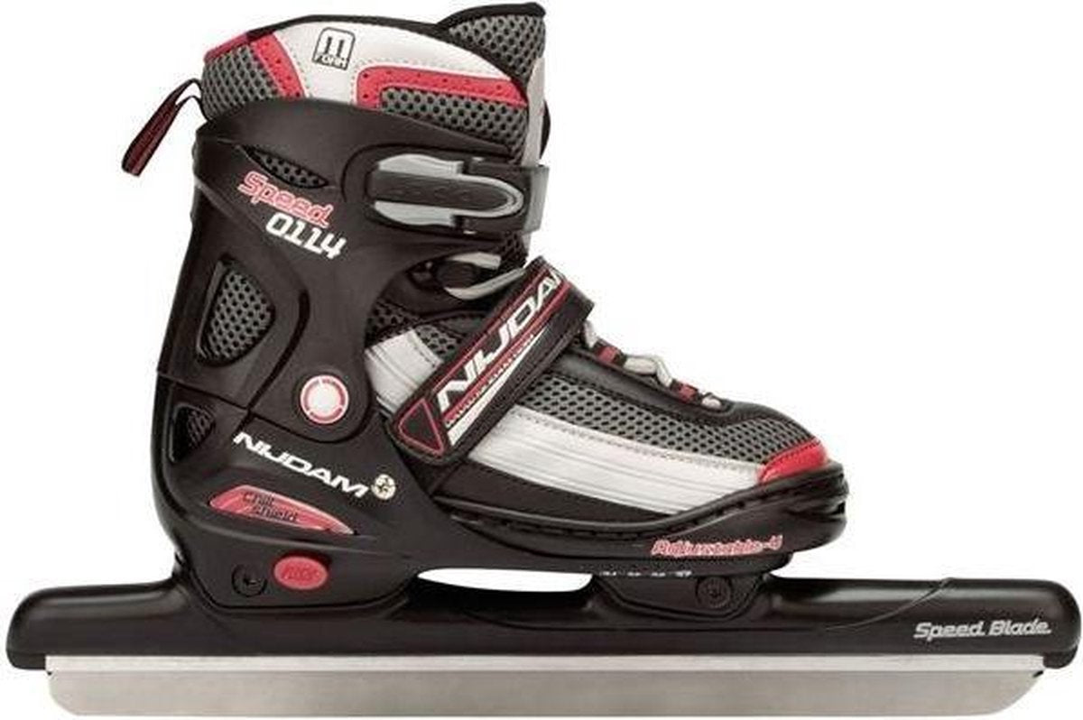 Nijdam Speed Skates - Schaatsen - Nooren - Zwart - EU 40