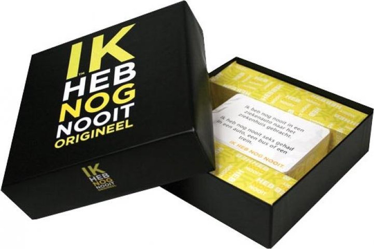 Ik heb nog nooit... gezelschapsspel - kaartspel voor volwassenen