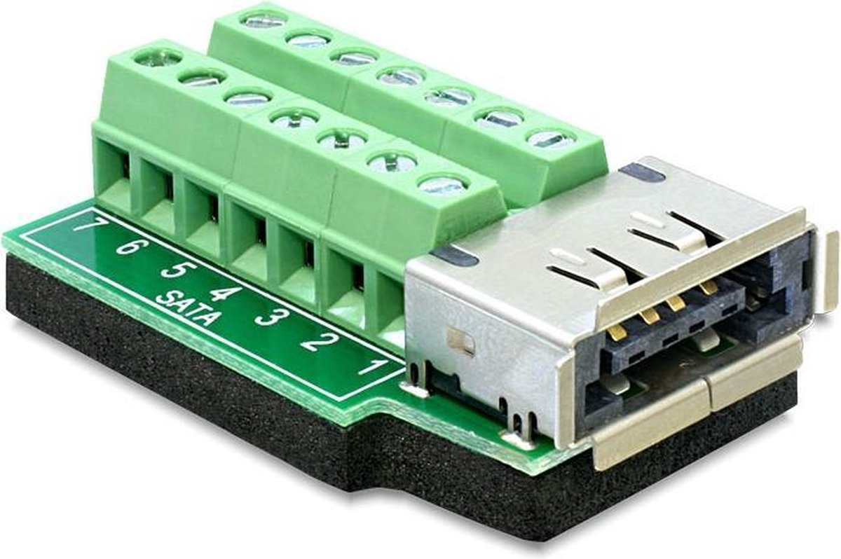 Delock - Adapter eSATApd Buchse - Terminalblock 14 Pin