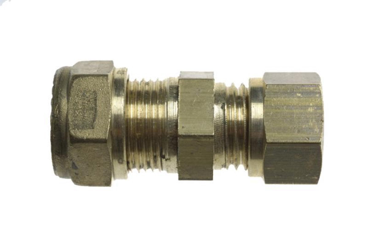 Gimeg Verloopkoppeling rechte aansluiting  6/8 x 8/10 mm - overige gasfittingmateriaal -