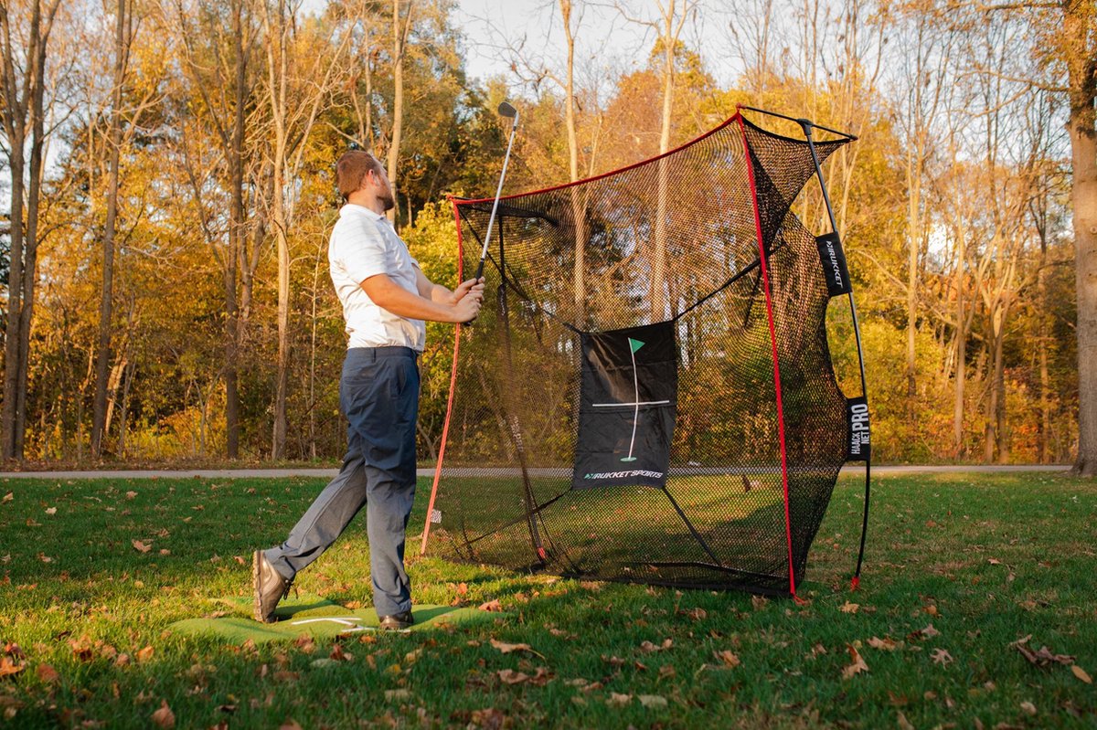 Rukket Golfnet Haack Pro met Tri-Turf mat