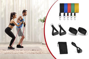 MASCOT ONLINE Workoutset met Opbergtas - 5x Weerstandsbanden - 2/3/4/5/6 kg