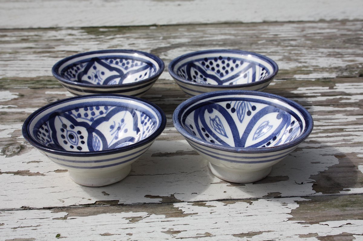 Schaaltje - sausbakje - dessertbakje - PER 4 STUKS - handmade