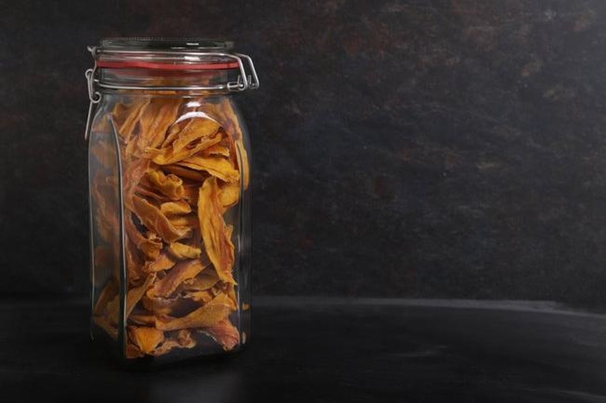 Gedroogde mango | In weckpot | Gezond snoep cadeautje