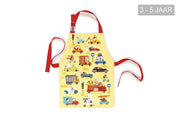Threadbear Katoenen Schort 45 X 33 Cm Multicolor Voertuigen