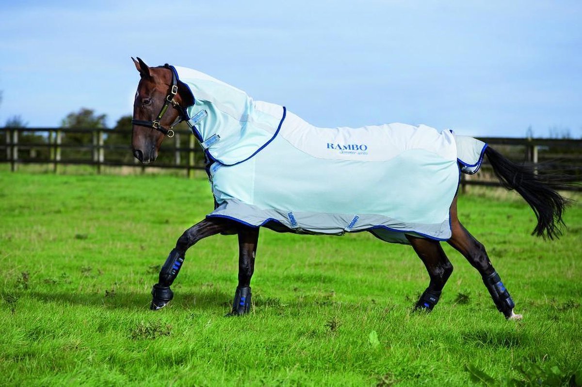 Horseware Rambo Summer Series Turnout Lite 0G Grijs 125/175 cm Grijs