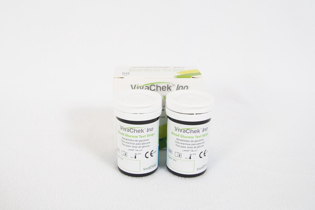 VivaChek Test pakket 100. 100 teststrips en 100 lancetten VOORDEELPAKKET