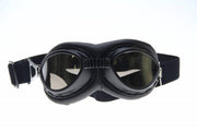 CRG zwarte rider motorbril | Zilver Reflectie glas