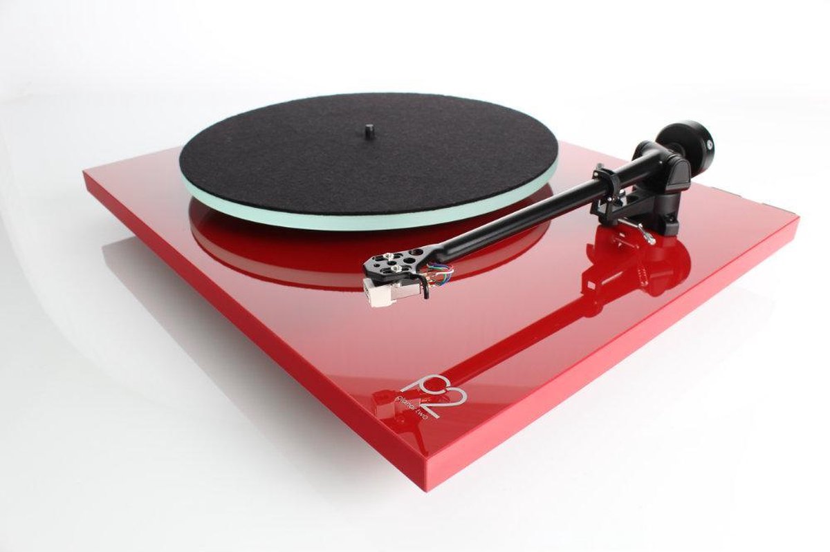 Rega Planar 2 Platenspeler - Carbon Cartridge - Rood