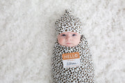 Lulujo Hello World Inbakerdoek - Met Muts - Leopard