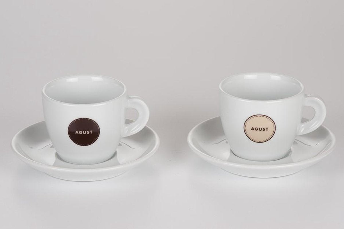 Caffè Agust advertising cappuccino  kop  (6) +/- 140ml