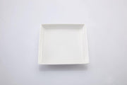 Pieter Stockmans vierkant bord 10x10 cm wit porselein 4 stuks