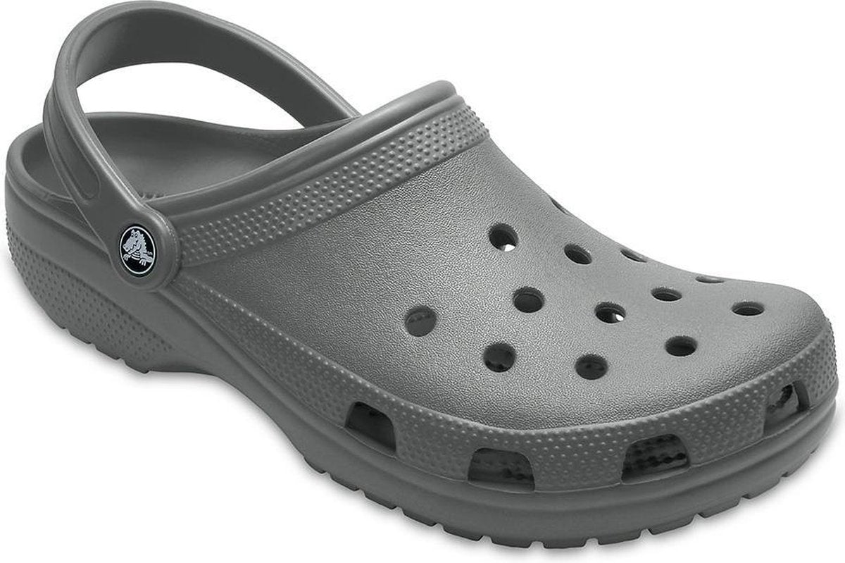 Crocs - Unisex Sandalen Classic Clog - Grijs - Maat 38-39