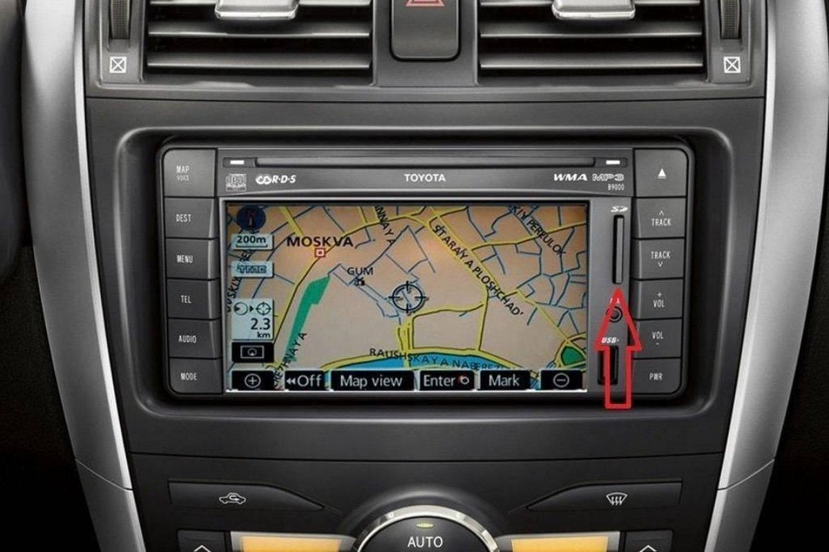 Toyota TNS510 Europe / Turkey 2021 Navigatie Update SD card PZ445-SD333-OV