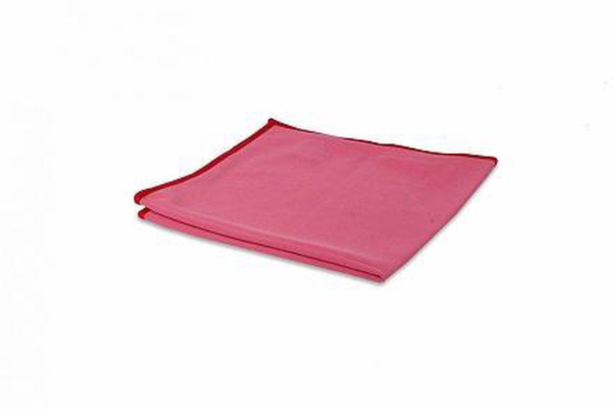 Microvezeldoek Glas en Metaal Rood